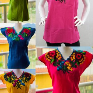 BLUSA ZINACANTAN TULIPAN 🌷