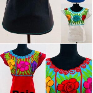 BLUSA ZINACANTAN 3 FLOR
