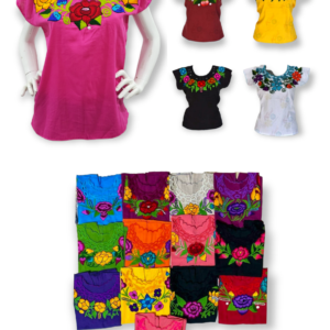 BLUSA ZINACANTAN 3 ROSA