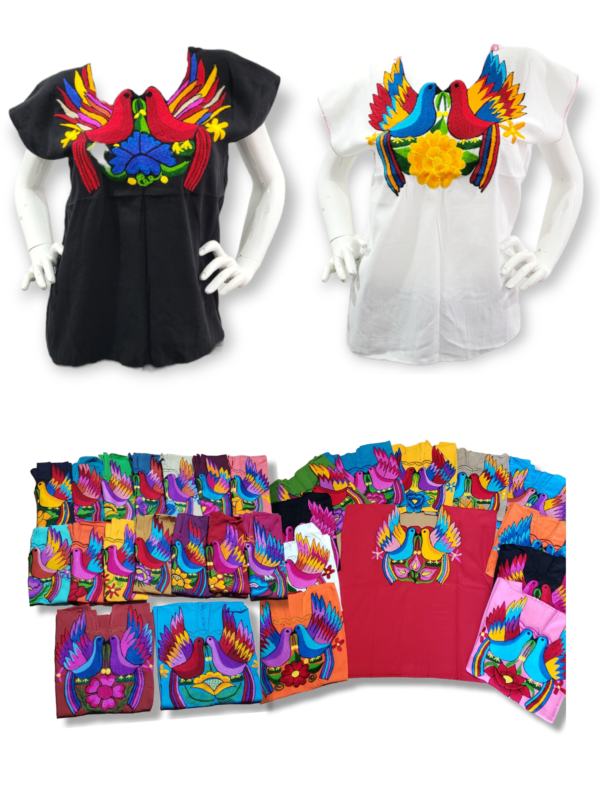 BLUSA ZINACANTAN PALOMA - Imagen 2