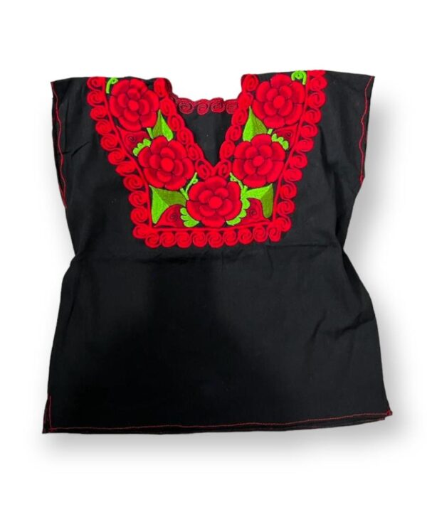 BLUSA CARACOL ROSAS - Imagen 2