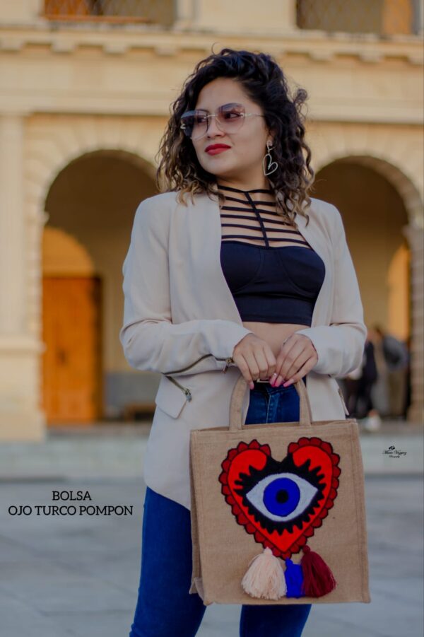 BOLSA YUTE OJO TURCO - Imagen 2