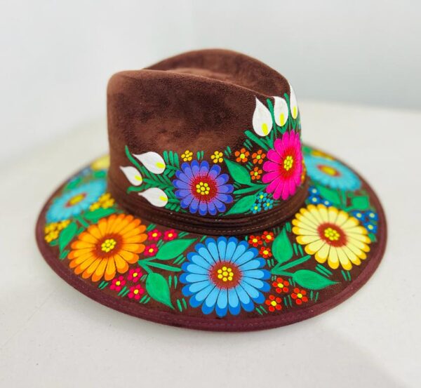 SOMBRERO GAMUZA PINTADO - Imagen 5