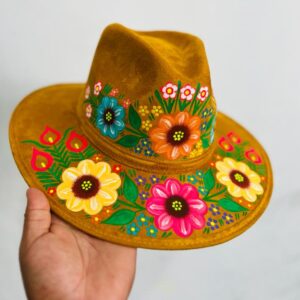 SOMBRERO GAMUZA PINTADO