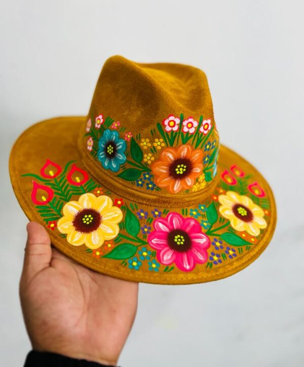 SOMBRERO GAMUZA PINTADO