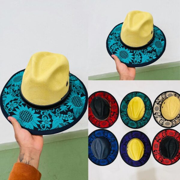 SOMBRERO YUTE VARIOS BORDADOS - Imagen 11