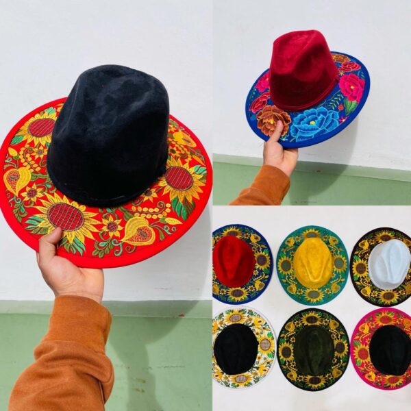 SOMBRERO YUTE VARIOS BORDADOS - Imagen 9