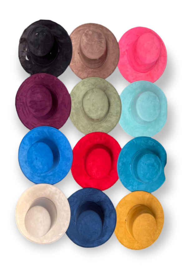 sombrero estilo cordobés gamuza - Imagen 2