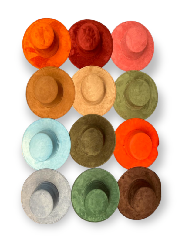 sombrero estilo cordobés gamuza - Imagen 3