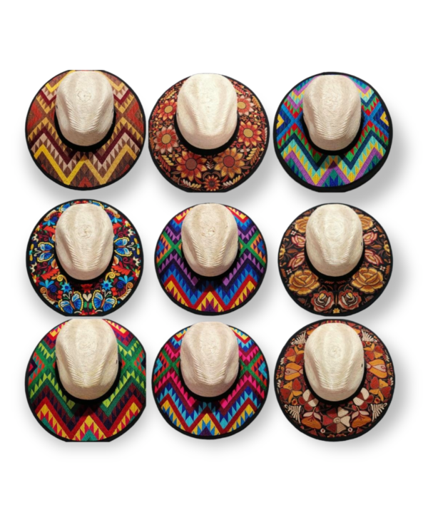 sombrero palma parche computarizado