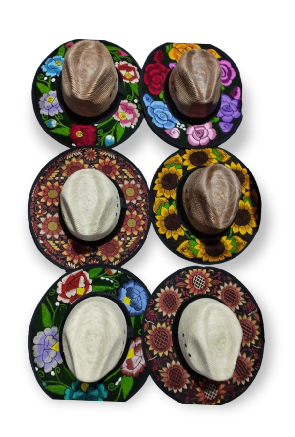 sombrero palma Zinacantan - Imagen 4