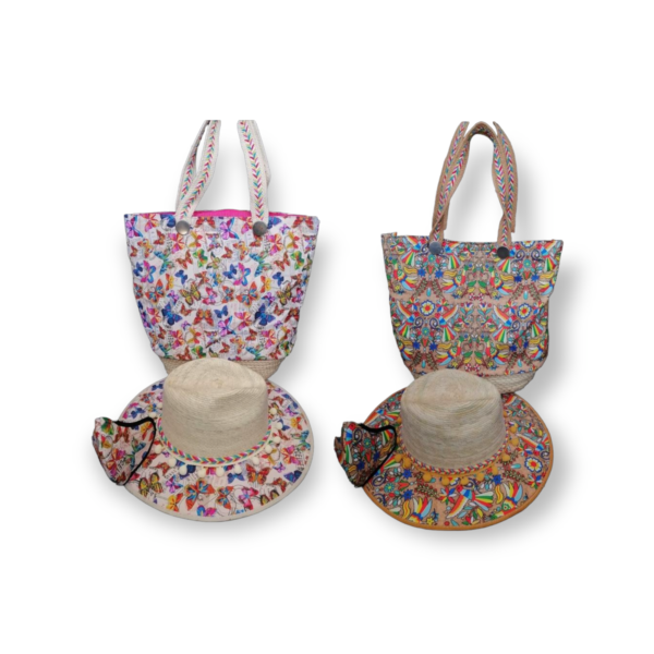 set de bolsa,sombrero,cubreboca - Imagen 8