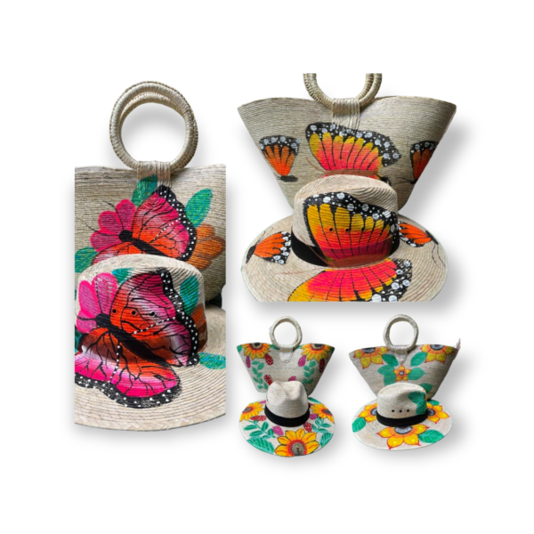 set sombrero y morral - Imagen 7
