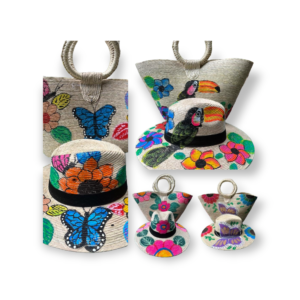 set sombrero y morral