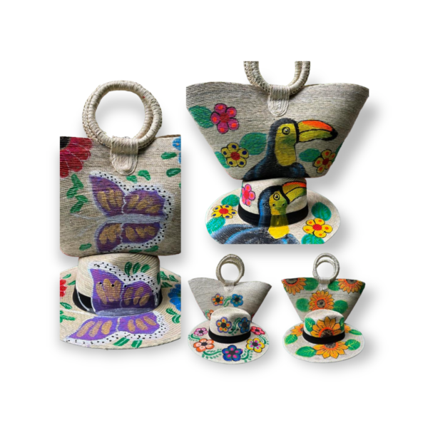 set sombrero y morral - Imagen 4
