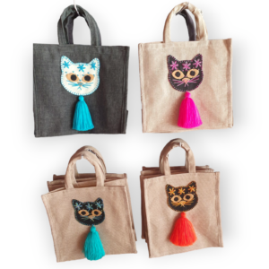 bolsa yute gato