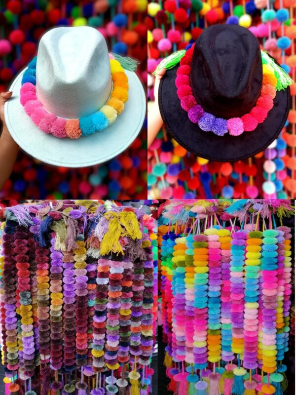 TOQUILLA POMPONES - Imagen 4