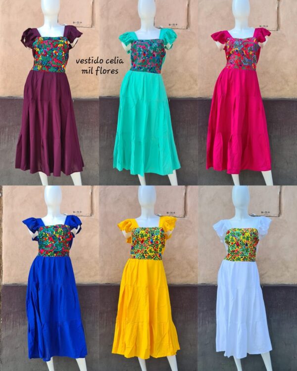 VESTIDO CELIA MIL FLORES