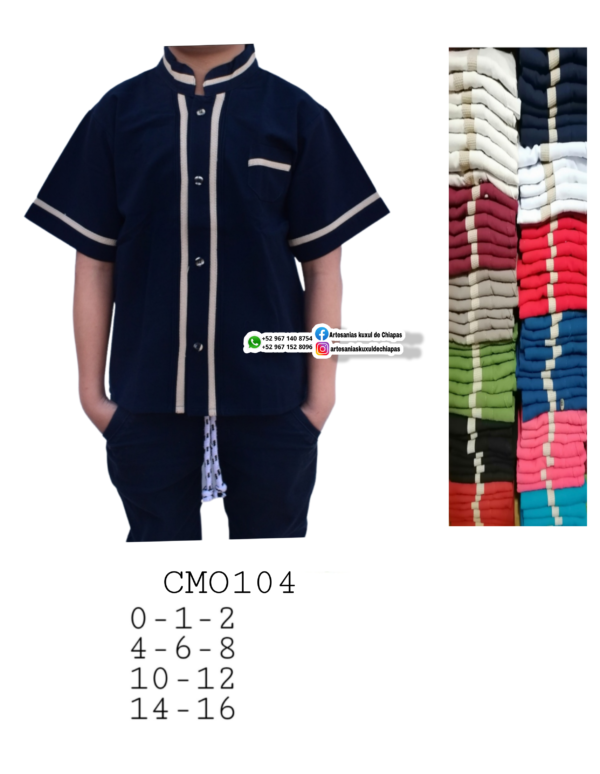 CAMISA PARA NIÑO CM104