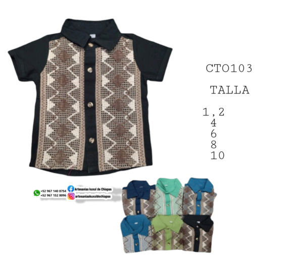 CAMISA PARA NIÑO 103