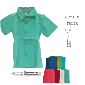 CAMISA DE NIÑO CTO108