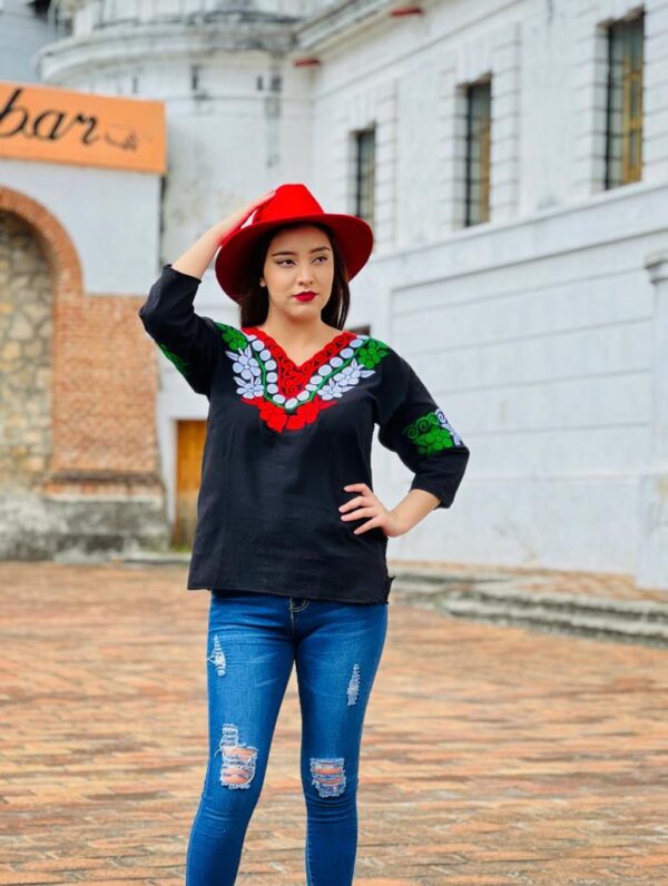 BLUSA TRICOLOR - Imagen 3