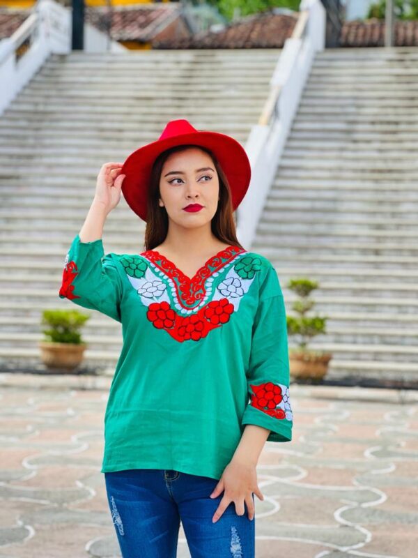 BLUSA TRICOLOR - Imagen 2