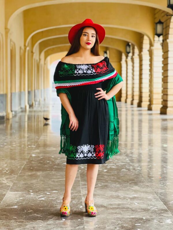 VESTIDO ESTRELLA TRICOLOR